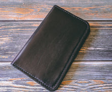 Load image into Gallery viewer, Horween Black Dublin Field Notes Notebook and Cover