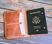 Load image into Gallery viewer, Sierra Italian Leather Passport Cover