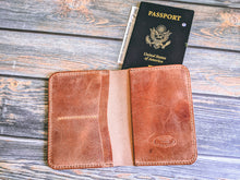 Load image into Gallery viewer, Sierra Italian Leather Passport Cover