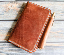 Load image into Gallery viewer, MPG Sierra Italian leather Deluxe Field Notes Cover