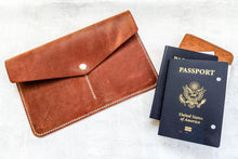 Load image into Gallery viewer, The Ultimate Travel Bag/Clutch in Italian Leather