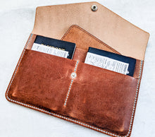 Load image into Gallery viewer, The Ultimate Travel Bag/Clutch in Italian Leather