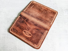 Load image into Gallery viewer, Sedona Italian Leather 3 Pocket Bifold Card Wallet