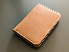 Load image into Gallery viewer, Horween Natural Dublin Leather Passport Cover