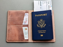 Load image into Gallery viewer, Sedona Italian Leather Passport and Papers Cover