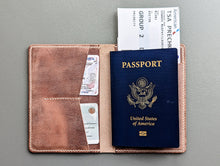 Load image into Gallery viewer, Sedona Italian Leather Passport and Papers Cover