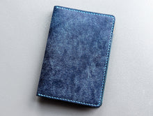 Load image into Gallery viewer, Sapphire and Yellow Badalassi Carlo Italian Leather Passport and Papers Cover