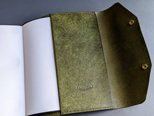 Load image into Gallery viewer, Olive Badalassi Carlo A5 Leather notebook Cover