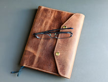 Load image into Gallery viewer, Sedona Italian Leather A5 Leather notebook Cover