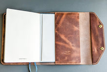 Load image into Gallery viewer, Sedona Italian Leather A5 Leather notebook Cover