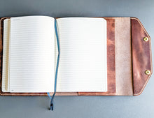 Load image into Gallery viewer, Sedona Italian Leather A5 Leather notebook Cover