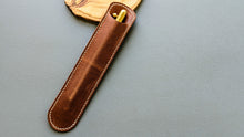 Load image into Gallery viewer, English Tan Leather Pen Slip