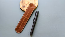 Load image into Gallery viewer, English Tan Leather Pen Slip