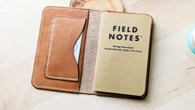 Load image into Gallery viewer, Horween Natural Dublin Field Notes Notebook and Cover