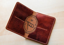 Load image into Gallery viewer, Horween Dublin English Tan Travel Wallet #101