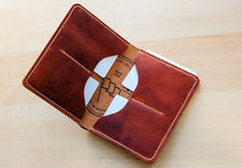Load image into Gallery viewer, Horween Dublin English Tan Travel Wallet #101