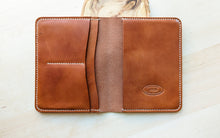 Load image into Gallery viewer, Wickett and Craig Buck Brown Harness Leather Passport Cover
