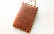 Load image into Gallery viewer, Wickett and Craig Buck Brown Harness Leather Passport and Papers Cover