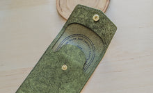 Load image into Gallery viewer, Olive Handmade Badalassi Carlo Italian Leather Pen/Pencil Case