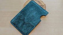 Load image into Gallery viewer, Ortensia Blue Badalassi Carlo Leather Passport/ Field Notes Sleeve