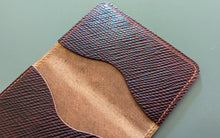 Load image into Gallery viewer, Exclusive Burgundy Metta Catherina Textures Shell Cordovan 2 Pocket Wallet