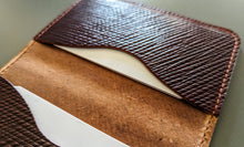 Load image into Gallery viewer, Exclusive Burgundy Metta Catherina Textures Shell Cordovan 2 Pocket Wallet