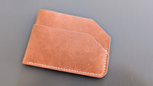 Load image into Gallery viewer, Horween Natural Dublin Leather Slim Wallet