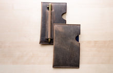 Load image into Gallery viewer, Vintage Distressed Leather EDC Field Notes or Passport Sleeve