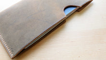 Load image into Gallery viewer, Vintage Distressed Leather EDC Field Notes or Passport Sleeve