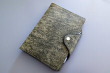 Load image into Gallery viewer, Olive Badalassi Carlo Folio A5 Italian Leather notebook Cover