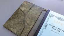 Load image into Gallery viewer, Olive Badalassi Carlo Folio A5 Italian Leather notebook Cover