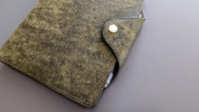 Load image into Gallery viewer, Olive Badalassi Carlo Folio A5 Italian Leather notebook Cover