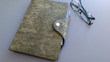 Load image into Gallery viewer, Olive Badalassi Carlo Folio A5 Italian Leather notebook Cover