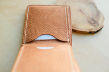 Load image into Gallery viewer, Metta Catherina Natural Horse Strip Leather Bifold Wallet #102