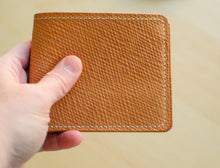 Load image into Gallery viewer, Metta Catherina Natural Horse Strip Leather Bifold Wallet #102
