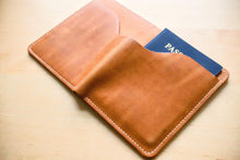 Load image into Gallery viewer, Horween Natural Dublin Travel Wallet #101