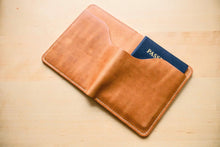 Load image into Gallery viewer, Horween Natural Dublin Travel Wallet #101