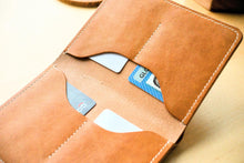 Load image into Gallery viewer, Horween Natural Dublin Travel Wallet #101