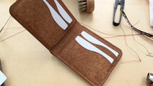 Load image into Gallery viewer, Hand Sewn Cognac Badalassi Carlo Pueblo Italian Leather Bifold Wallet