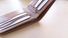 Load image into Gallery viewer, Hand Sewn Natural Horween Dublin Leather Bifold Wallet