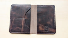 Load image into Gallery viewer, Handmade Wheat Harvest Leather Passport Cover