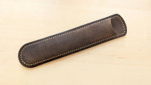 Load image into Gallery viewer, Dark Crazy Horse Leather Pen Slip