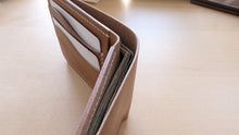 Load image into Gallery viewer, Hand Sewn Natural Horween Dublin Leather Bifold Wallet