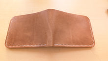 Load image into Gallery viewer, Hand Sewn Natural Horween Dublin Leather Bifold Wallet