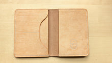 Load image into Gallery viewer, Handmade Natural Badalassi Carlo Italian Leather Passport Cover