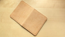 Load image into Gallery viewer, Handmade Natural Badalassi Carlo Italian Leather Passport Cover