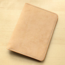 Load image into Gallery viewer, Handmade Natural Badalassi Carlo Italian Leather Passport Cover