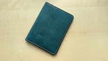 Load image into Gallery viewer, Handmade Ortensia Minerva Badalassi Carlo Italian Leather Passport Cover