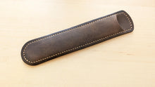 Load image into Gallery viewer, Dark Crazy Horse Leather Pen Slip