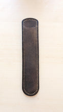 Load image into Gallery viewer, Dark Crazy Horse Leather Pen Slip